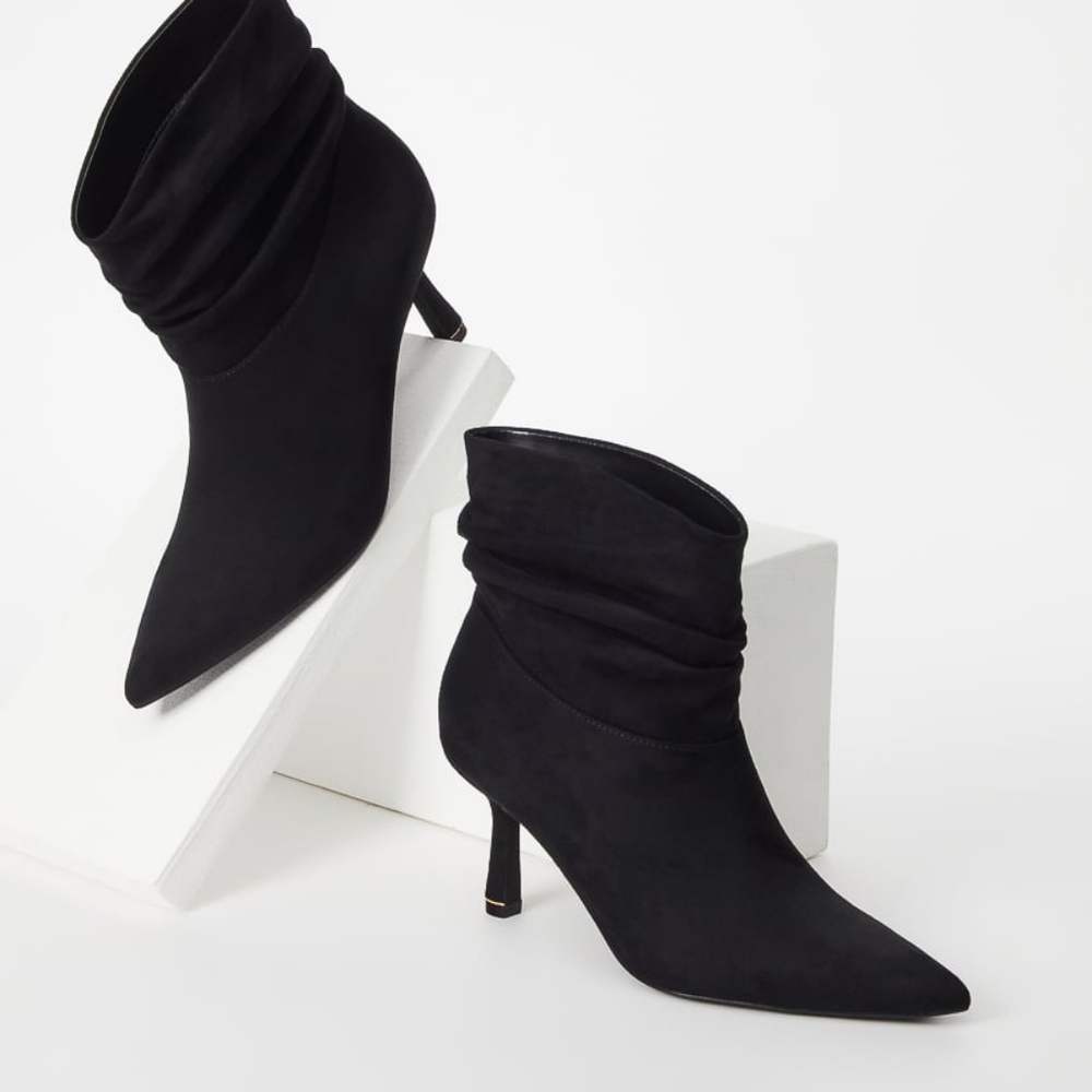 NWT Black Women's Stilleto Ankle Boots